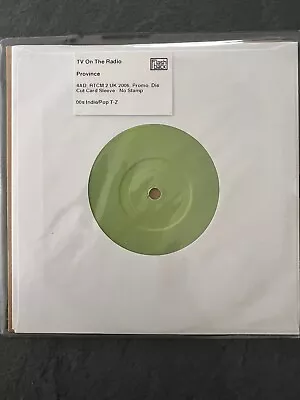 TV On The Radio/David Bowie Province 7'' Green Promo 200 Only! Mint • £100