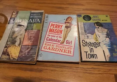 Lot 3 PB Books Stranger In Town Holliday Calendar Girl Gardner Sayonara Michener • $7.86