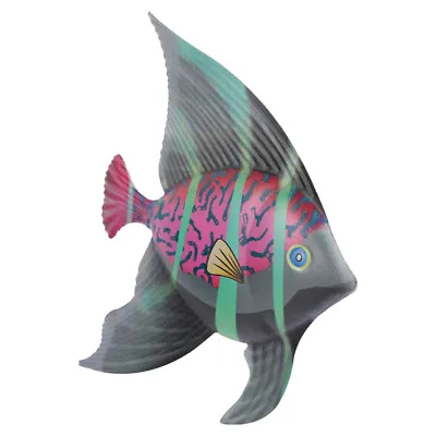 Nautical Sculpture Metal Beach Wall Art Decor Tropical Fish Iron • £12.39