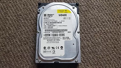 IBM/ Western Digital WD400 Caviar 40Gb WD400BB-23DEA0 3.5  IDE PATA Hard Disk • £9.99