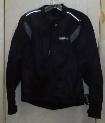 Can Am Spyder Mesh Women's Motorcycle Jacket Black Size M Many Pockets/Features • $59.95