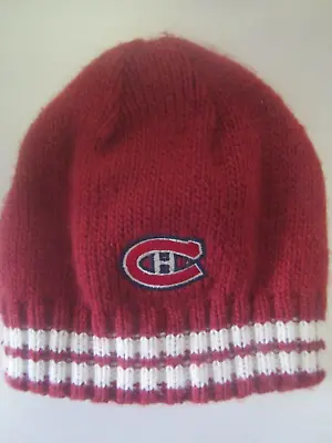 Official NHL Montreal Canadiens Hockey Team Winter Snow Ski Toque Knit Cap Hat • $21.69