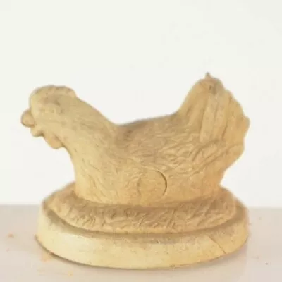 Vintage Marx 1950 Plastic Chicken On Nest Figure First Series Farm Animals • $10