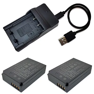 Li-ion Battery Pack / USB Charger For LP-E12 Canon EOS M50 EOS M100 EOS M200 New • $23.98