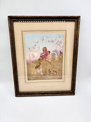 Margaret W. Tarrant Do You Believe In Fairies Framed Print Signed Double Matted • $29.99