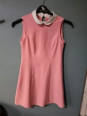 Miss Selfridge Size 8 Petite Pink Sleeveless Dress (424/95) • $9.95