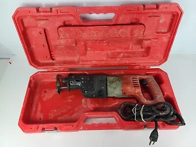 Milwaukee 6537-22 Sawzall Reciprocating Saw Orbital Super W/ Hard Case (TESTED) • $54.97