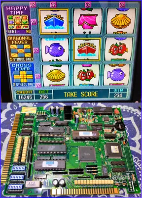 Ocean Paradise Game Board  - Cherry Master Pog 8liner Cga Pcb • $200