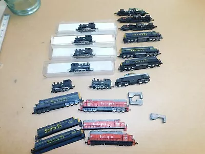 Lot 15 Model Power N Scale  Locomotive FOR PARTS ONLY /  LIFE LIKE • $24.69