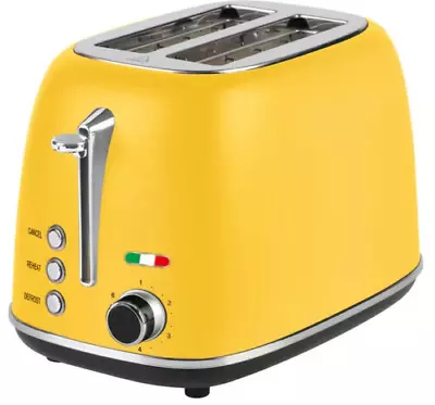 $59.99 • Buy Vintage Electric 2 Slice Toaster Stainless Steel (YELLOW)