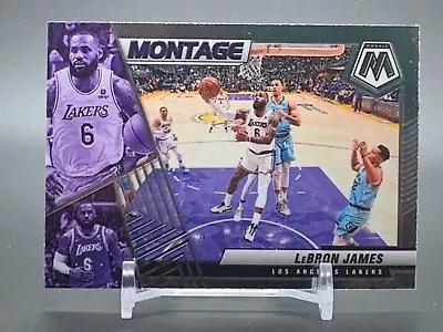 2021-22 Panini Mosaic Montage #23 LeBRON JAMES Los Angeles Lakers • $0.99