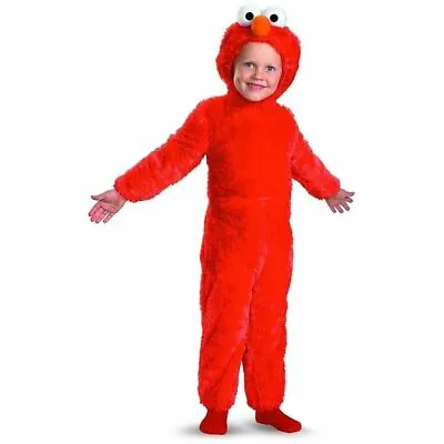 Elmo Sesame Street Toddler Furry Elmo Costume Size Small 2T • $29.99