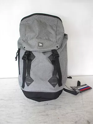 New Era Laptop Backpack Gray Full Zip Wide Opening Padded Straps EUC • $32