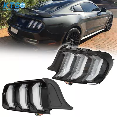 Tail Lights Sequential Turn Signal LED For 2015-22 Ford Mustang Left+Right Side • $267.46