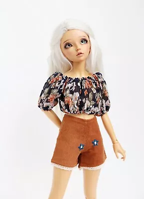 Puffy Floral Top By Maison Sevastra For Active Line Minifee 1/4 MSD BJD • $40