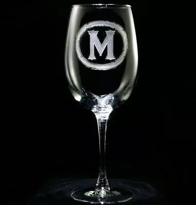 Personalized Monogrammed Wine Glasses - (Set Of 2) (m9) • $39.60