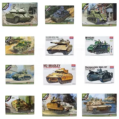 Academy Tanks 1/35 Scale Model Kits German US Soviet Modern WWII Tank • £42.03