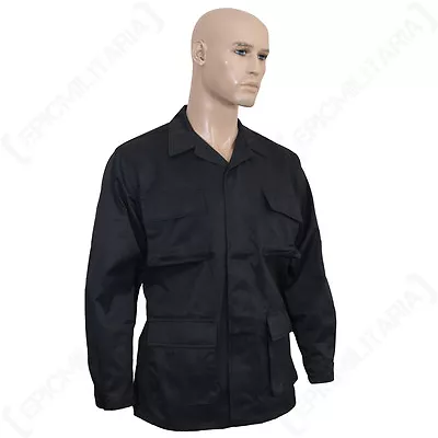 US BDU Field Jacket - Black All Sizes Army Battle Dress Uniform Cotton Top • £25.95