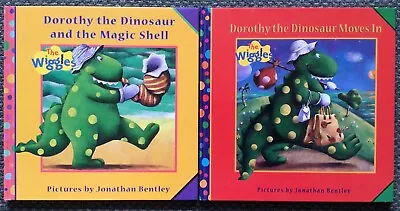 The Wiggles  Dorothy The Dinosaur 2 Books  The Magic Shell & Moves In • $20