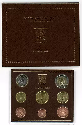 Vatican 2023 Coin Set BU 1 Cents 2 Euro 388 The Coat Of Arms Of Pope Francis I • $84.99