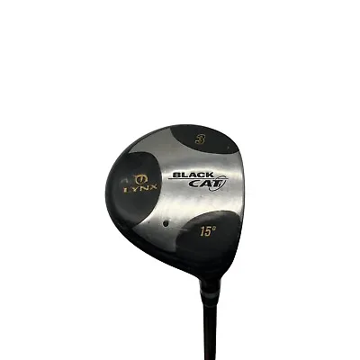 Lynx Black Cat 3 Wood 15* Dual Flare Graphite Regular Flex RH • $35.87