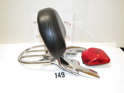 $229 • Buy Harley Davidson Chrome V-Rod Sissy Bar Backrest / Luggage Rack For  02-06
