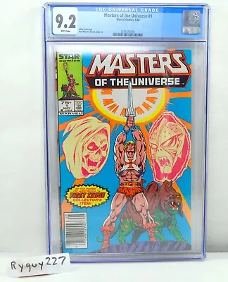 MOTU Masters Of The Universe #1 He-Man CGC Graded 9.2 1986 Star Comics • $125