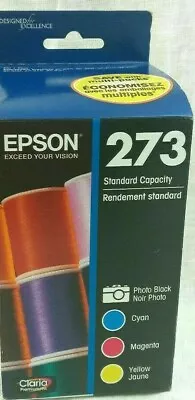 Genuine Epson 273 Ink Cartridge Combo-B/C/M/Y For XP800 XP810 X820 Printer-4PK • $25.98