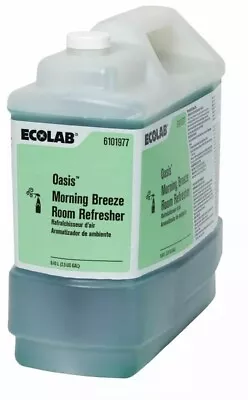 (1) 2.5 GALLON Container Of Ecolab Oasis Morning Breeze Room Refresher 6101977 • $149.99