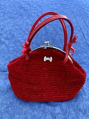 RARE Marlo Thomas Carpet Bag Handbag Purse Marilyn Monroe Rhinestone ❤️sj11h1b • $35