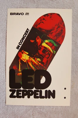 $4 • Buy Led Zeppelin Concert Tour Poster 1973 Germany--