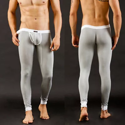 Sexy Men's Thermal Underwear Pants Winter Warm Long Johns Leggings Base Layer • $11.99