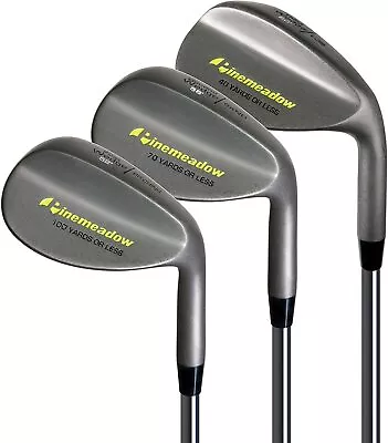 Set Of 3 Pinemeadow Wedge Steel Right Hand Regular Golf Clubs 52 56 60   • $259