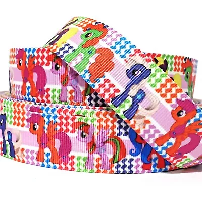 GROSGRAIN RIBBON 1  Little Pony Mp10 (COMBINE SHIPPING) USA SELLER Printed  • $0.99