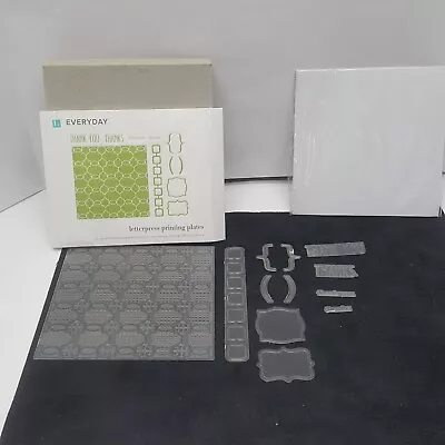 Lifestyle Crafts QuicKutz Everyday Letterpress Printing Plates - Pre-owned • $13.99