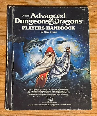 Official AD&D Players Handbook 2010 TSR RPG Gary Gygax VG • $27.23