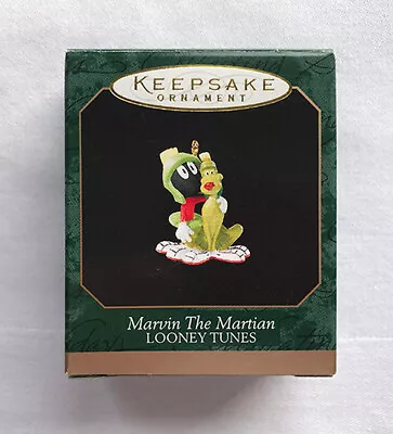 1998 Marvin The Martian & K-9 ~ Looney Tunes ~ Hallmark Miniature Ornament • $11.95