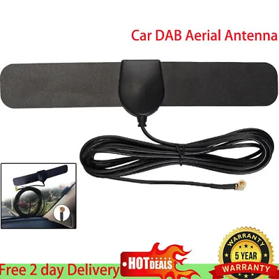 DAB Car Stereo Digital Radio Antenna Aerial Windscreen Glass SMB For JVC Sony • £4.99
