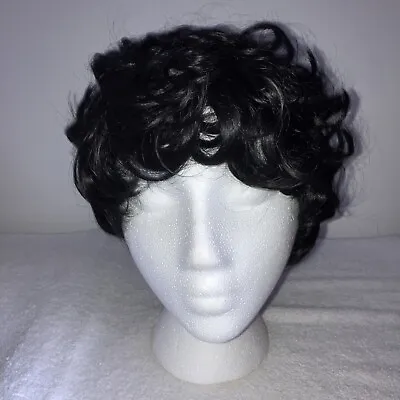 Women’s Black Wig Synthetic Hair Fits 10 In Mannequin Head • $12