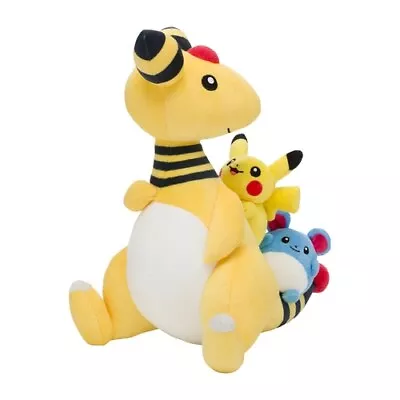 Pokemon Plush Ampharos Pikachu Marill Stuffed Toy Pokemon Center TOKYO BAY Gift • $68.70