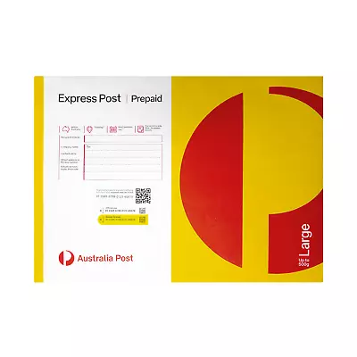 20x  Genuine B4 Prepaid Express Post Envelopes Large Australia Post • $210