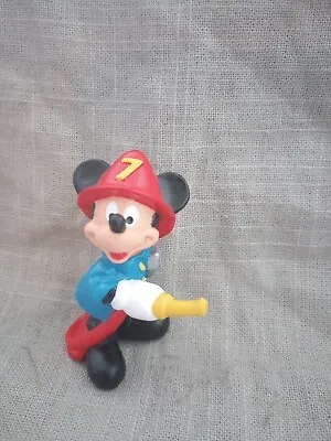 3 Inch Mickey Mouse Firefighter Disney Figurine • $20.98