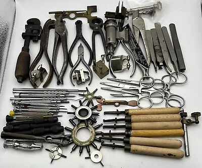 Vintage Estate Fresh Watchmakers Tools Lot • $279.99