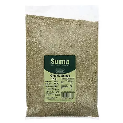 Suma | Quinoa White - Organic | 1 X 1kg • £11.29