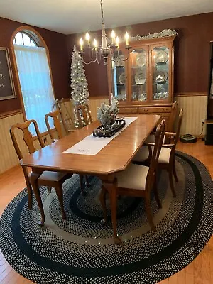 $850 • Buy Pennsylvania House Oak Dining Room Set 6 Chairs