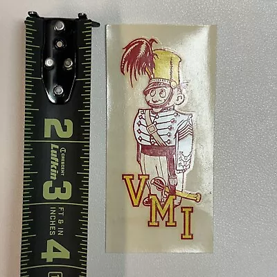 Vintage 1950’s VMI Virginia Military Institute Keydets University Decal  2x4  In • $14.95