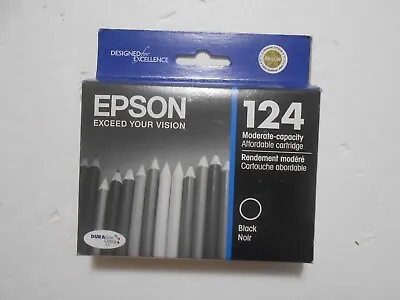 Epson 124 Standard-Capacity Black Ink Cartridge  Expired 05/2016 • $12.99