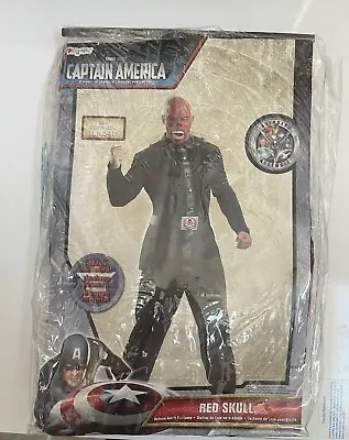 NEW  Red Skull Adult Halloween Costume Captain America Size XL 42-46 • $39.95
