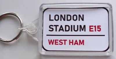 £4.99 • Buy New West Ham United Football Club Olympic Stadium Keyring Gift 35mm X 50mm