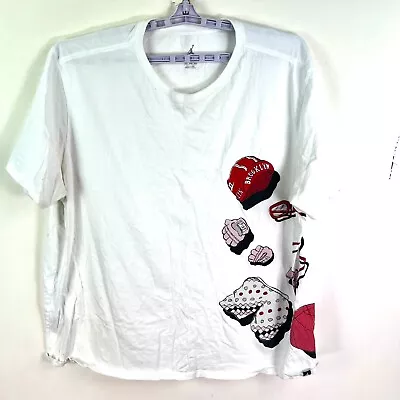 Air Jordan Spike Lee Shirt Unisex White Short Sleeve Mens 4XL Brooklyn Mars • $17.95